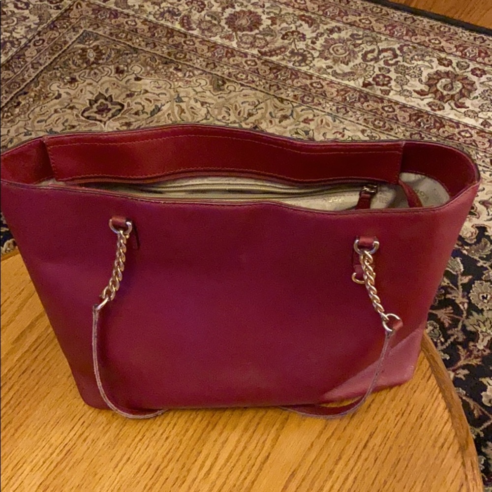 Michael Kors maroon purse